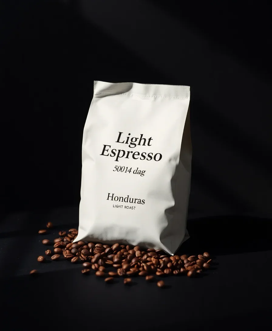 Light Espresso<br>500g – 14. dag