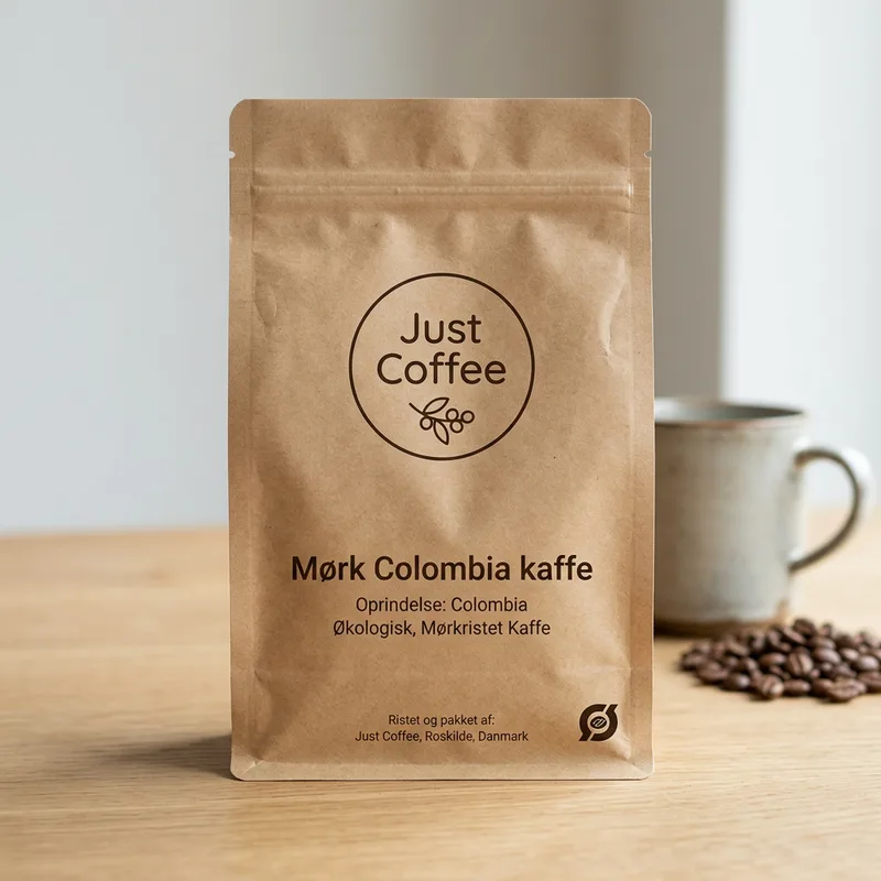 Mørk Colombia kaffe