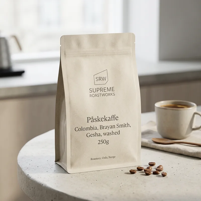 Påskekaffe, Colombia, Brayan Smith, Gesha, washed, 250g